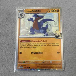 Cynthia's Gabite Cosmos Holo 103/182 Destined Rivals Pokemon TCG NM - Image 1