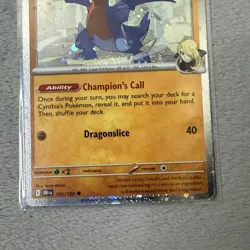 Cynthia's Gabite Cosmos Holo 103/182 Destined Rivals Pokemon TCG NM - Image 3