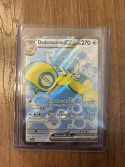 Dudunsparce ex 178/159 SV09 Journey Together Pokemon TCG Ultra Rare Full Art NM - Image 1