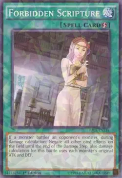 1x (HP) Forbidden Scripture - BP03-EN184 - Shatterfoil - 1st Edition YuGiOh - Image 1
