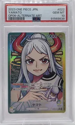 One Piece Yamato OP06-022 Japanese Leader Alt Art PSA 10 - Image 1