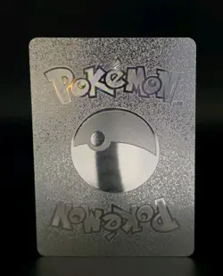 Pokemon Flareon VMAX 320hp Silver Foil Fan Art Collector Card TCG - Image 2