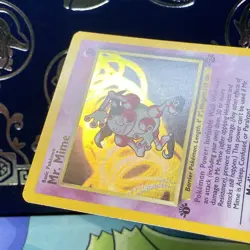 Pokemon Mr. Mime 6/64 Jungle Holo Rare 1st Edition English Card 1999 NM/M - Image 5