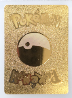 Pokemon Pikachu V 190hp Gold Foil Fan Art Collector Card TCG - Image 2