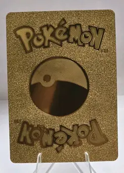 Pokemon Kyurem VMAX 330hp Gold Foil Fan Art Collector Card TCG - Image 2