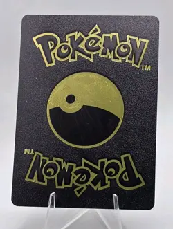 Pokemon Charizard V 220hp Black Vinyl Gold Foil Fan Art Collector Card TCG - Image 2