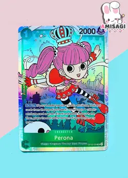 One Piece Card Game - Perona OP12-034 SR Englisch Foil Karte TCG Anime - Image 1