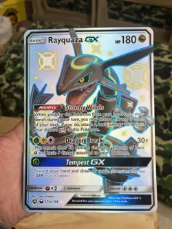 Shiny Rayquaza GX JUMBO Oversized Card 177a/168 Hidden Fates Promo Pokemon - Image 3