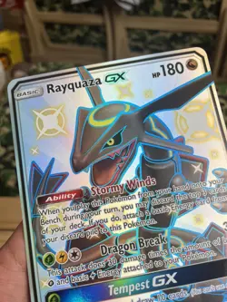 Shiny Rayquaza GX JUMBO Oversized Card 177a/168 Hidden Fates Promo Pokemon - Image 4