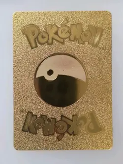 Pokemon Snorlax 150hp Gold Foil Fan Art Collector Card TCG - Image 2