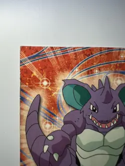 Pokemon Topps TV Animation Edition #34 Nidoking Card - Image 3