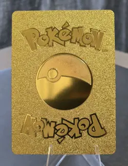 Pokemon Mewtwo GX 300hp Gold Foil Fan Art Collector Card TCG - Image 2