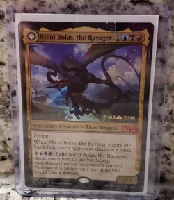 Nicol Bolas the Ravager Magic The Gathering Card-Rare Promo Card - Image 1