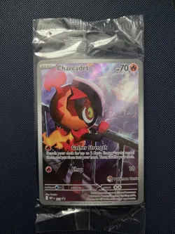 Charcadet 022 Pokemon Center ETB Phantasmal Flames Stamped Promo SEALED New - Image 1