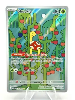 2025 Pokemon Mega Evolution Shuckle RC Illustration Rare #136/132 - Image 1
