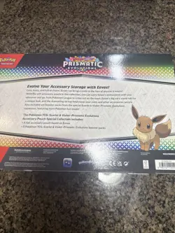Pokemon Prismatic Evolutions Accessory Pouch Special Collection Eevee New - Image 2