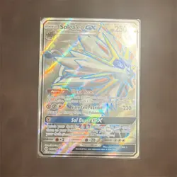 Pokemon TCG Solgaleo GX 143/149 SM Base Set Full Art Ultra Rare Holo 250HP - Image 1