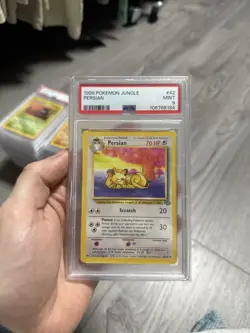 Pokemon 1999 Jungle Persian #42 PSA 9 - Image 1