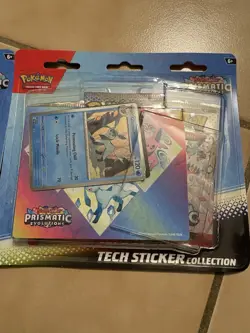 Pokemon Scarlet Violet Prismatic Evolutions Tech Sticker Collection Glaceon x2 - Image 2