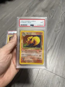 Pokemon 1999 Jungle Flareon Holo #3 PSA 9 - Image 1