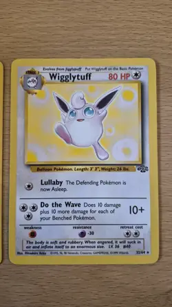 Pokemon TCG Jungle Wigglytuff 32/64 Jigglypuff 54/64 bundle - Image 1