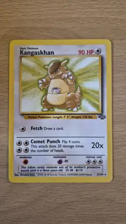 Pokemon TCG Jungle Kangaskhan rare 21/64 Near Mint - Image 1