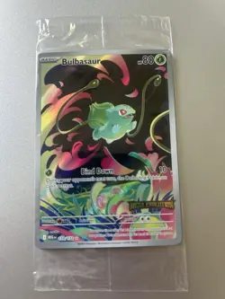 2025 POKEMON MEGA EVOLUTION #133 BULBASAUR - SEALED - STAMPED PROMO - Image 1