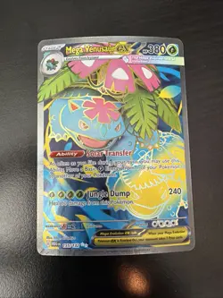 Pokemon TCG Mega Venusaur ex 155/132 ME01: Mega Evolution Ultra Rare Near Mint - Image 1