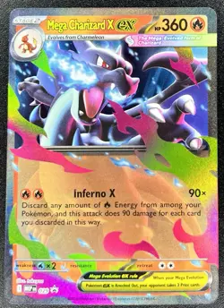 Mega Charizard X ex 029 Black Star Promo Pokemon NM - Image 1