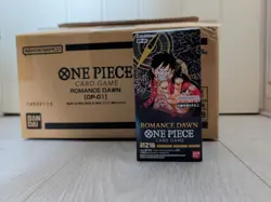 One Piece TCG OP-01 Romance Dawn Japanese Booster Box Sealed, 24 Packs - Image 1