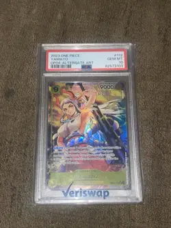 One Piece Yamato OP04-112 Kingdoms of Intrigue Foil Alternate Art PSA 10 - Image 1