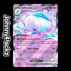 Jellicent 045/086 ex - 2025 White Flare Double Rare Holo - Pokemon Card (NM) - Image 1