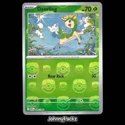 Deerling 006/086 Master Ball Pattern - 2025 White Flare Holo - Pokemon Card (NM) - Image 1