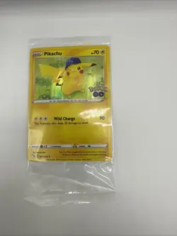 Pokemon/Pokemon GO Prerelease Pikachu Holo Foil Promo Card #028/078 Sealed - Image 1