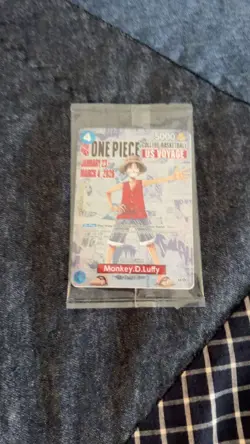 🔥🏀One Piece Monkey.D.Luffy US College Basketball Promo Card *SEALED*🔥🏀 - Image 2