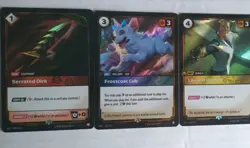 Riftbound League Of Legends Spiritforged Nexus Night Promo Pack - OPENED 3 Cards - Image 1