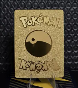 Pokemon Dragonite V 230hp Gold Foil Fan Art Collector Card TCG - Image 2