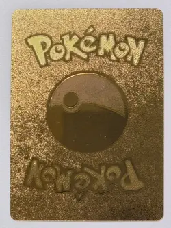 Pokemon Pikachu GX 165hp Gold Foil Fan Art Collector Card TCG - Image 2