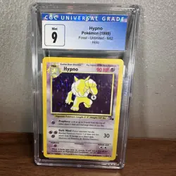 1999 Fossil Hypno 8/62 Holo Pokemon Card CGC 9 Mint Graded Vintage - Image 1