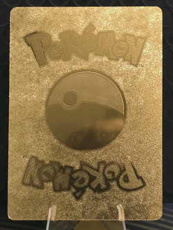 Pokemon Pikachu GX 160hp Gold Foil Fan Art Collector Card TCG - Image 2
