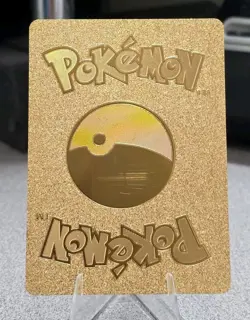 Pokemon Charizard GX 250hp Gold Foil Fan Art Collector Card TCG - Image 2