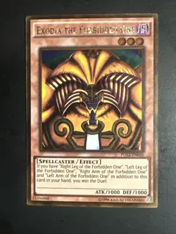 YuGiOh Cards - Exodia the Forbidden One - PGL2-EN026 - Near Mint! Unlimited 2013 - Image 1
