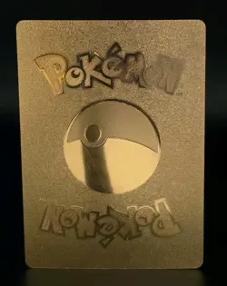 Pokemon Pikachu 70hp Gold Foil Fan Art Collector Card TCG - Image 2