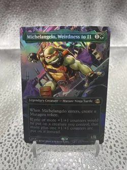 Michelangelo, Weirdness to 11 (Borderless) Teenage Mutant Ninja Turtles Foil - Image 1