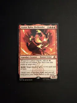 Avatar Roku, Firebender - TLE 0112 - NM - MTG Magic the Gathering - Image 1