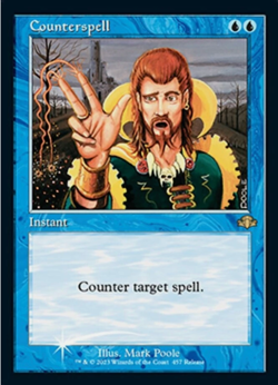 MTG Counterspell - Foil - Release Promo, NM-Mint, English Dominaria Remastered - Image 1
