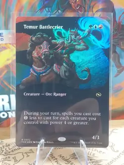 Temur Battlecrier (Borderless) Tarkir: Dragonstorm Foil - Image 1