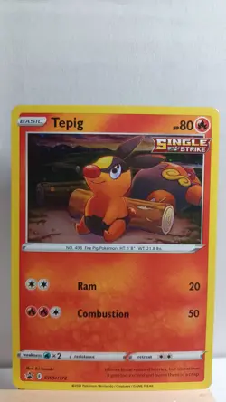 Tepig [MP] - Pokemon TCG Sword and Shield Promos SWSH172 [Promo] - Image 1