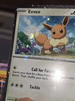 (4)🌀Pokemon Galaxy Swirl Lot. NM. Eevee. Growlithe. Tepig. Holo Bleed. TCG - Image 3
