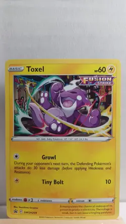 Toxel [LP] - Pokemon TCG Sword and Shield Promos SWSH209 [Promo] - Image 1